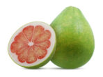 Pomelo or Pummelo fruit isolated on white background